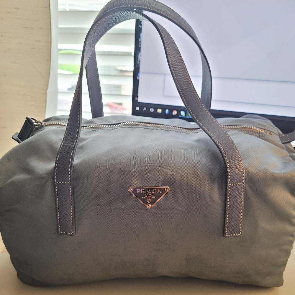 PRADA TESSUTO NYLON BOWLER BAG